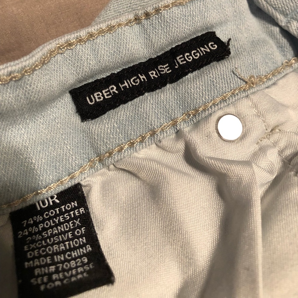 high rise jeggings